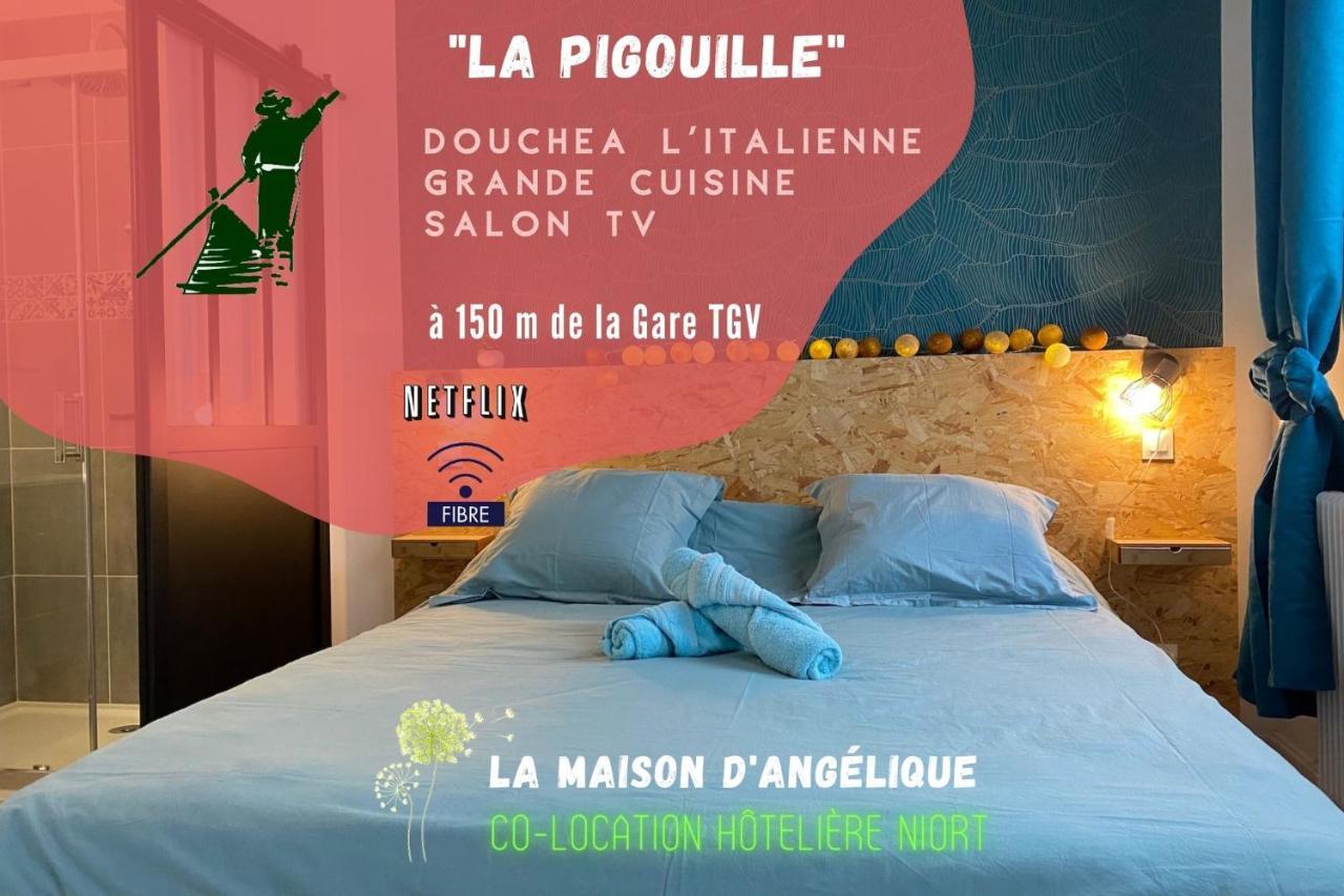 La Maison D'Angelique: Gare-Adjacent Colocation with Fiber & Netflix Niort Exterior photo